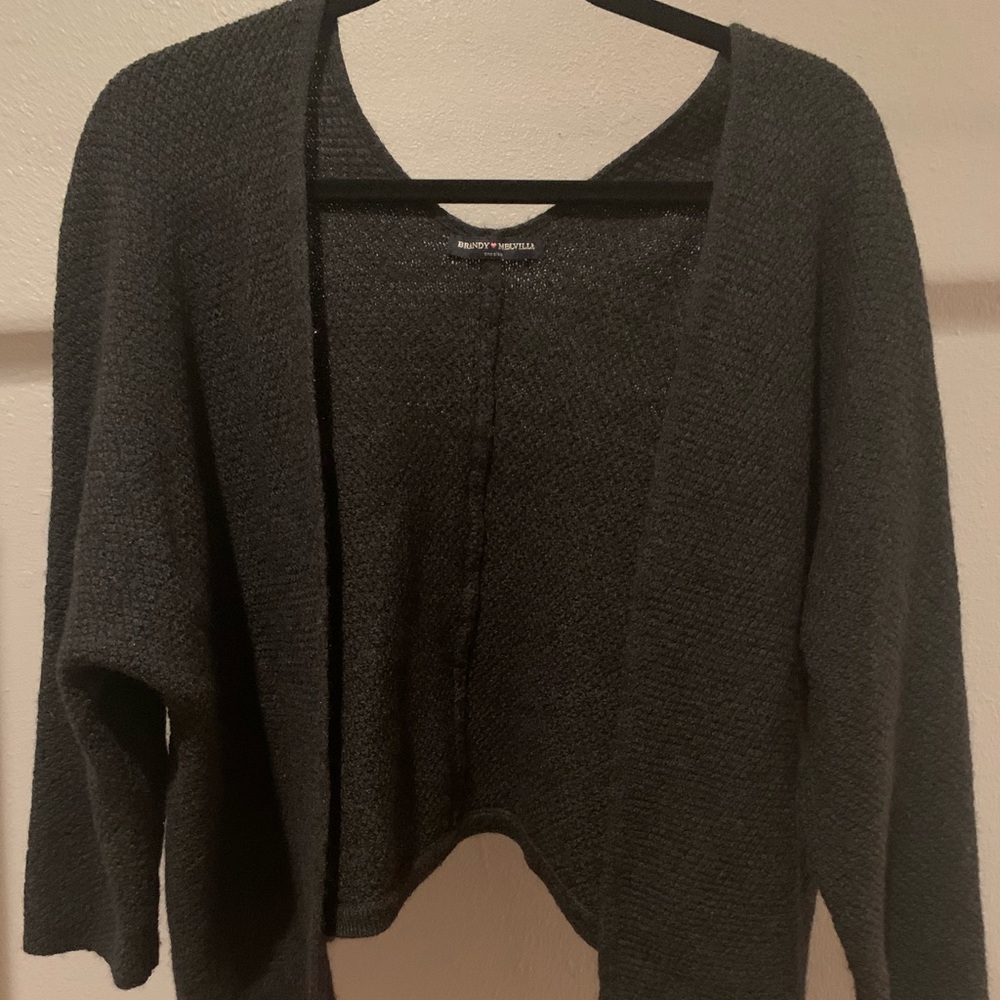 Black cardigan